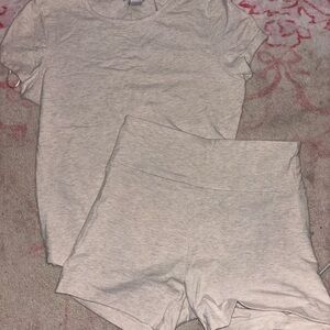 Women's Cream Sleepwear Set